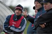 3 January 2016; New Cork manager Peadar Healy, left, with his selectors, from right, Morgan O'SullEvan, Paudie Kissane and Eamonn Ryan during the game. McGrath Cup Football, Group B, Round 1, Cork v Limerick. Mallow GAA Grounds, Mallow, Co. Cork. Picture credit: Brendan Moran / SPORTSFILE