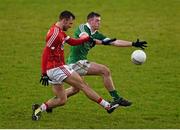 3 January 2016; Kevin O'Driscoll, Cork, in action against Stephen Cahill, Limerick. McGrath Cup Football, Group B, Round 1, Cork v Limerick. Mallow GAA Grounds, Mallow, Co. Cork. Picture credit: Brendan Moran / SPORTSFILE