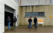 3 January 2016; Supporters go to buy tickets before gaining entry to the ground ahead of the game. McGrath Cup Football, Group B, Round 1, Cork v Limerick. Mallow GAA Grounds, Mallow, Co. Cork. Picture credit: Brendan Moran / SPORTSFILE