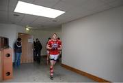 3 January 2016; Ian Maguire, Cork, makes his way to the pitch for the start of the second half. McGrath Cup Football, Group B, Round 1, Cork v Limerick. Mallow GAA Grounds, Mallow, Co. Cork. Picture credit: Brendan Moran / SPORTSFILE