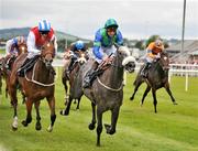 27 September 2009; Lady Springbank, centre, with William Supple up, on their way to winning the C.L. Weld Park Stakes, Group 3. Curragh Racecourse, Co. Kildare. Picture credit: David Maher / SPORTSFILE