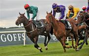 27 September 2009; Shakespearean, far left, with Joe Fanning up, on their way to winning the Goffs Million Mile. Curragh Racecourse, Co. Kildare. Picture credit: David Maher / SPORTSFILE