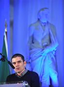 29 September 2009; Boxer Bernard Dunne speaking at the announcement of Dublin being chosen as the European Capital of Sport 2010 by the European Capitals of Sport Association (ACES). Dublin City Council, Dublin. Picture credit: David Maher / SPORTSFILE