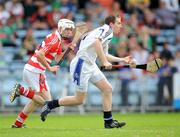 27 September 2009; Alan Kennedy, Sarsfields, in action against Cian Lordan, CIT. Cork County Senior Hurling Semi-Final, Sarsfields v CIT, Páirc Uí Chaoimh, Cork. Picture credit: Brian Lawless / SPORTSFILE