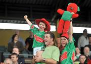 27 September 2009; Clonakilty fans celebrate the win. Cork County Senior Football Final, St. Finbarr's v Clonakilty, Páirc Uí Chaoimh, Cork. Picture credit: Brian Lawless / SPORTSFILE