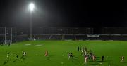 6 January 2016; Carlow players warm up before the start of the game against Laois. Bord na Mona O'Byrne Cup, Group C, Laois v Carlow, O'Moore Park, Portlaoise, Co. Laois. Picture credit: Matt Browne / SPORTSFILE