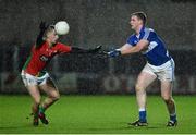 6 January 2016; Donie Kingston, Laois, in action against Darragh O'Brien, Carlow. Bord na Mona O'Byrne Cup, Group C, Laois v Carlow, O'Moore Park, Portlaoise, Co. Laois. Picture credit: Matt Browne / SPORTSFILE