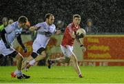 6 January 2016; Conal McKeever, Louth, in action against Kevin Murnaghan, Kildare. Bord na Mona O'Byrne Cup, Group B, Kildare v Louth, Hawkfield Centre of Excellence, Newbridge, Co. Kildare. Picture credit: Sam Barnes / SPORTSFILE