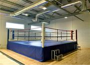 7 January 2016; A general view of the boxing ring,at the Institute of Sport High Performance Training Centre. Institute of Sport, National Sports Campus, Abbotstown, Dublin. Picture credit: Matt Browne / SPORTSFILE