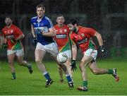 6 January 2016; Benny Kavanagh, Carlow, in action against Donie Kingston, Laois. Bord na Mona O'Byrne Cup, Group C, Laois v Carlow, O'Moore Park, Portlaoise, Co. Laois. Picture credit: Matt Browne / SPORTSFILE
