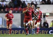 20 December 2016; Francis Saili, Munster. European Rugby Champions Cup, Pool 4, Round 4, Leicester Tigers v Munster. Welford Road, Leicester, England. Picture credit: Ramsey Cardy / SPORTSFILE