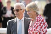 12 September 2009; Former champion jockey Lester Piggott and his daughter Tracy at the races. The Curragh Racecourse, Co. Kildare. Picture credit: Ray McManus / SPORTSFILE