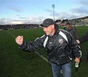 4 October 2009; Jerome Johnston celebrates at the end of the game. Down County Senior Football Final, Kilcoo v Loughlinisland, Pairc Esler, Newry, Co. Down. Photo by Sportsfile