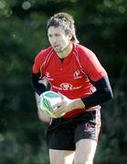 5 October 2009; Ulster's Simon Danielli in action during squad training ahead of their Heineken Cup game against Bath in Ravenhill on Friday night. Newforge Country Club, Belfast. Picture credit: Oliver McVeigh / SPORTSFILE