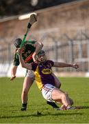 10 January 2016; Harry Kehoe, Wexford, in action against Shane Brennan, Meath. Bord na Mona Walsh Cup, Group 3, Meath v Wexford, Páirc Tailteann, Navan, Co. Meath. Picture credit: Seb Daly / SPORTSFILE