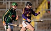 10 January 2016; Liam Og McGovern, Wexford, in action against Ronan Sherlock, Meath. Bord na Mona Walsh Cup, Group 3, Meath v Wexford, Páirc Tailteann, Navan, Co. Meath. Picture credit: Seb Daly / SPORTSFILE