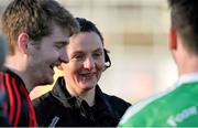 10 January 2016; Linesman Maggie Farrelly. Bank of Ireland Dr. McKenna Cup, Group B, Round 2, Down v Fermanagh, Páirc Esler, Newry, Co. Down. Picture credit: Mark Marlow / SPORTSFILE