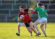 10 January 2016; Sean Doran, Down, in action against Aiden Breen, Fermanagh. Bank of Ireland Dr. McKenna Cup, Group B, Round 2, Down v Fermanagh, Páirc Esler, Newry, Co. Down. Picture credit: Mark Marlow / SPORTSFILE