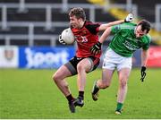 10 January 2016; Barry O'Hagan, Down, in action against Paul McCusker, Fermanagh. Bank of Ireland Dr. McKenna Cup, Group B, Round 2, Down v Fermanagh, Páirc Esler, Newry, Co. Down. Picture credit: Mark Marlow / SPORTSFILE