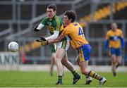 10 January 2016; Shaun Keane, Kerry, in action against Martin McMahon, Clare. McGrath Cup, Group A, Round 2, Kerry v Clare, Fitzgerald Stadium, Killarney, Co. Kerry. Picture credit: Brendan Moran / SPORTSFILE