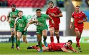 10 January 2016; Bundee Aki, Connacht, breaks through the Scarlets defense. Guinness PRO12, Round 12, Scarlets v Connacht, Parc Y Scarlets, Llanelli, Wales. Picture credit: Chris Fairweather / SPORTSFILE