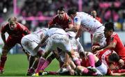 9 January 2016; John Ryan, left, and Conor Murray, centre, Munster. European Rugby Champions Cup, Pool 4, Round 2 Refixture, Stade Francais Paris v Munster, Stade Jean Bouin, Paris, France. Picture credit: Ramsey Cardy / SPORTSFILE