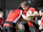 5 October 2009; Ulster's Thomas Anderson in action during squad training ahead of their Heineken Cup game against Bath in Ravenhill on Friday night. Newforge Country Club, Belfast. Picture credit: Oliver McVeigh / SPORTSFILE