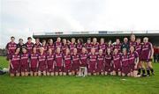 10 October 2009; The Galway squad celebrate with the cup after victory over Cork. Gala All-Ireland Intermediate Camogie Championship Final Replay, Cork v Galway, McDonagh Park, Nenagh, Co. Tipperary. Picture credit: Diarmuid Greene / SPORTSFILE