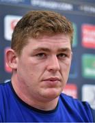 11 January 2016; Leinster's Tadhg Furlong during a press conference. Leinster Rugby Press Conference. UCD, Belfield, Dublin. Picture credit: Matt Browne / SPORTSFILE