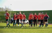 12 January 2016; Munster players during squad training. University of Limerick, Limerick. Picture credit: Diarmuid Greene / SPORTSFILE