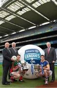 13 January 2016; Allianz Ireland along with the GAA today announced the renewal of Allianz's support of communities across Ireland through a five year extension of its sponsorship of the Allianz Football and Hurling Leagues. Spanning 28 years and encompassing the 2020 season, Allianz’ renewed commitment to the competition makes the Insurance provider one of the longest standing supporters of Gaelic Games. Pictured at the announcement are, back from left, former Meath manager Sean Boylan, Uachtarán Chumann Lúthchleas Gael Aogán Ó Fearghail, Brendan Murphy, CEO, Allianz Ireland, with front, from left, Mayo footballer Diarmuid O'Connor, and Tipperary hurler Seamus Callanan. Croke Park, Dublin. Picture credit: Brendan Moran / SPORTSFILE