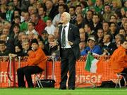 10 October 2009; Republic of Ireland manager Giovanni Trapattoni during the game. 2010 FIFA World Cup Qualifier, Republic of Ireland v Italy, Croke Park, Dublin. Photo by Sportsfile