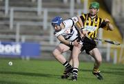 11 October 2009; Paddy McCloskey, Dungiven Kevin Lynch's, in action against Paddy Hughes, Ballycran. AIB Ulster Senior Hurling Championship Semi-Final, Ballycran v Dungiven Kevin Lynch's, Casement Park, Belfast. Picture credit: Oliver McVeigh / SPORTSFILE