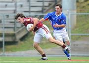 11 October 2009; Sean Armstrong, Galway, in action against Dennis McCarthy, New York. FBD League Final, Galway v New York, Gaelic Park, Bronx, New York. Picture credit: Stephen McCarthy / SPORTSFILE