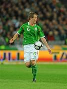 10 October 2009; Glenn Whelan, Republic of Ireland. 2010 FIFA World Cup Qualifier, Republic of Ireland v Italy, Croke Park, Dublin. Photo by Sportsfile