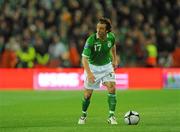 10 October 2009; Stephen Hunt, Republic of Ireland. 2010 FIFA World Cup Qualifier, Republic of Ireland v Italy, Croke Park, Dublin. Picture credit: Pat Murphy / SPORTSFILE