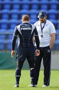 13 October 2009; Leinster head coach Michael Cheika speaking with Brian O'Driscoll during squad training. Donnybrook Stadium, Donnybrook, Dublin. Photo by Sportsfile