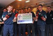 12 October 2009; The Kildare team at the launch of the Kildare GAA Fight Night. The Osprey Hotel & Spa, Naas, Co. Kildare. Picture credit: Pat Murphy / SPORTSFILE