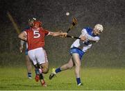 13 January 2016; Shane Bennett, Waterford, in action against Patrick O'Mahony, Cork. Munster Senior Hurling League, Round 3, Cork v Wateford, Mallow GAA Grounds, Mallow, Co. Cork. Picture credit: Matt Browne / SPORTSFILE