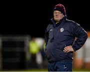 13 January 2016; NUIG manager Tony Ward looks on as his team trail Galway going into the final third of the match. Bord na Mona Walsh Cup, Group 4, Galway v NUIG, Duggan Park, Ballinasloe, Co. Galway. Picture credit: Seb Daly / SPORTSFILE