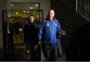 14 January 2016; Waterford manager Tom McGlinchey makes his way out for the start of the game. McGrath Cup Group B Round 2, Cork v Waterford. Mallow GAA Grounds, Mallow, Co. Cork. Picture credit: Diarmuid Greene / SPORTSFILE
