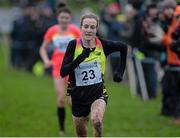 16 January 2016; Fionnuala McCormack, on her way to 3rd place in the Senior Womens race. Antrim International Cross Country, Greenmount Campus, Antrim. Picture credit: Oliver McVeigh / SPORTSFILE