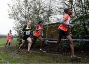 16 January 2016; Fionnuala McCormack, Ireland,23, chasing eventual winner Alice Aprot Nawowuna, Kenya, in the Senior Womens race. Antrim International Cross Country, Greenmount Campus, Stormont, Antrim. Picture credit: Oliver McVeigh / SPORTSFILE