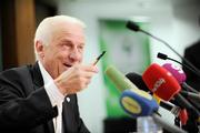 15 October 2009; Republic of Ireland manager Giovanni Trapattoni during a press conference. FAI Headquarters, Abbotstown, Dublin. Picture credit: Matt Browne / SPORTSFILE