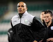 9 October 2009; Curtis Fleming, Republic of Ireland U-21 coach. UEFA European U21 Championship Qualifier, Tallaght Stadium, Tallaght, Dublin. Picture credit: Matt Browne / SPORTSFILE