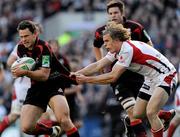17 October 2009; Allister Hogg, Edinburgh, in action against Andrew Trimble, Ulster. Heineken Cup, Pool 4, Round 2, Edinburgh v Ulster, Murrayfield, Edinburgh, Scotland. Photo by Sportsfile