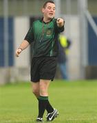 10 October 2009; Referee Karl O'Brien. Gala All-Ireland Intermediate Camogie Championship Final Replay, Cork v Galway, McDonagh Park, Nenagh, Co. Tipperary. Picture credit: Diarmuid Greene / SPORTSFILE
