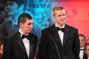 16 October 2009; Alan McCrabbe, of Dublin, and Henry Shefflin, of Kilkenny, during the 2009 GAA All-Stars Awards, sponsored by Vodafone. Citywest Hotel, Conference, Leisure & Golf Resort, Dublin. Picture credit: Brendan Moran / SPORTSFILE