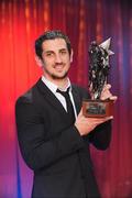 16 October 2009; Paul Galvin, of Kerry,with his GAA Footballer of the Year All-Star award, during the 2009 GAA All-Stars Awards, sponsored by Vodafone. Citywest Hotel, Conference, Leisure & Golf Resort, Dublin. Picture credit: Brendan Moran / SPORTSFILE