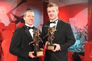16 October 2009; Ollie, left, and Joe Canning, of Galway, with their GAA Hurling All-Star awards during the 2009 GAA All-Stars Awards, sponsored by Vodafone. Citywest Hotel, Conference, Leisure & Golf Resort, Dublin. Picture credit: Ray McManus / SPORTSFILE